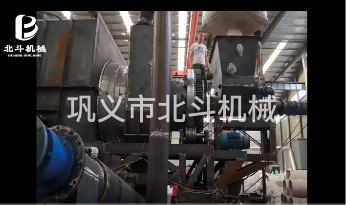 新型自動核桃細粉炭化生產(chǎn)線炭化品質(zhì)好